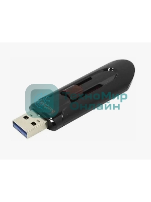 Флешка USB Sandisk CZ600 Cruzer Glide (SDCZ600-032G-G35), 32Gb, USB 3.0, R/W 100/20, черный