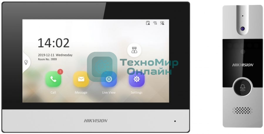 Комплект домофона Hikvision DS-KIS302-P