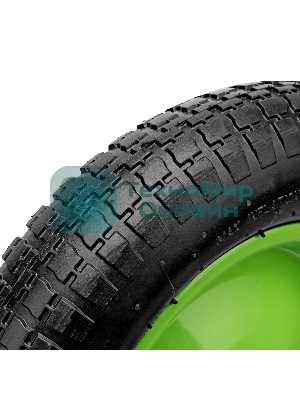 Колесо пневматическое Сибртех 3.25/3-8, длина оси 90мм,подшипник 16мм