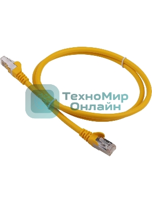 Патч-корд Lanmaster LAN-PC45/S6A-5.0-YL FTP RJ-45 вил.-вилка RJ-45 кат.6A 5м желтый LSZH (уп.:1шт)