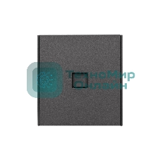 Розетка компьютерная Kranz STRONG компьютерная RJ45 кат6 с/у графит