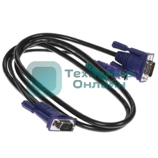 Кабель D-Link DKVM-CB/B1AКабель KVM длиной 1,8 м с разъемами VGA и PS/2