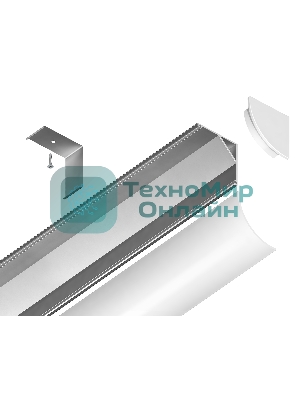 Алюминиевый профиль Ambrella light GP2100AL серебро 2000*15.7*15.7