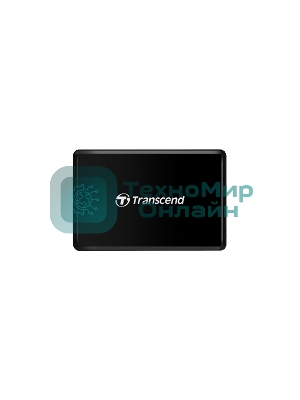 Кард-ридер Transcend RDF8/черный/SDXC,SDHC,microSDXC,microSDHC,CompactFlash,CompactFlash/USB 3.0/пластик