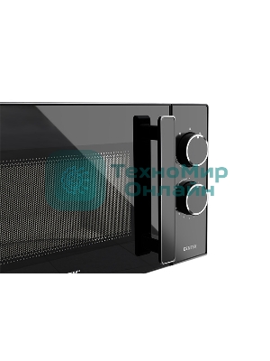 Микроволновая печь Centek CT-1560 черный, 20 л, 700 Вт, переключатели - поворотный механизм