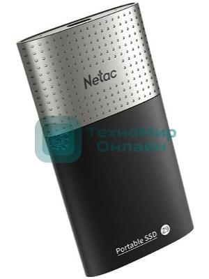 Внешний SSD Netac Z9, 2TB, USB 3.2 Gen 2 Type-C, R/W 550/480, черный