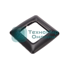 Рамка Kranz 1-я DEA горизонтальная черный металлик