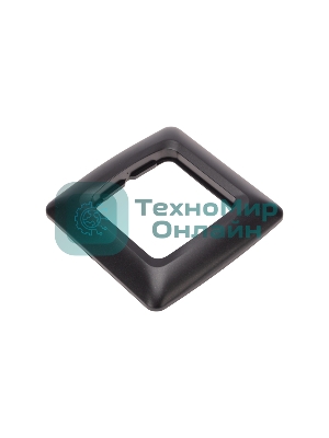 Рамка Kranz 1-я DEA горизонтальная черный металлик