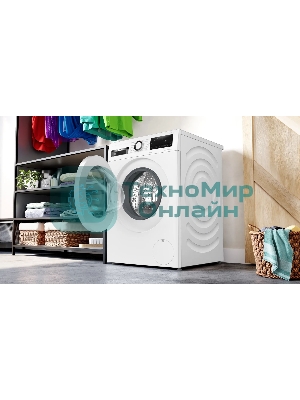 Стирально-сушильная машина Bosch WNA144VLSN белый, загр.фронтальная, макс.: 9 кг, 1400 об/мин, класс: Е