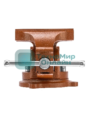 Тиски Sparta слесарные 125мм поворотные с наковальней