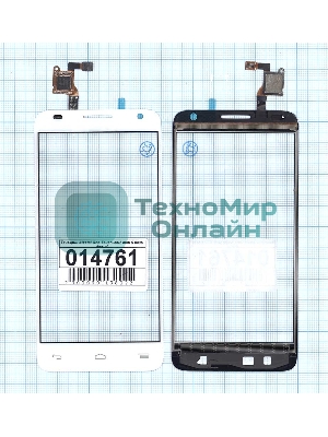 Сенсорное стекло (тачскрин) для Alcatel Idol 2 mini S 6036Y белое