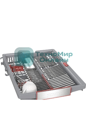 Встраиваемая посудомоечная машина Bosch SPV6ZMX17E, серебристый, 44.8 см, 10 компл., 43 дБ, класс A+++