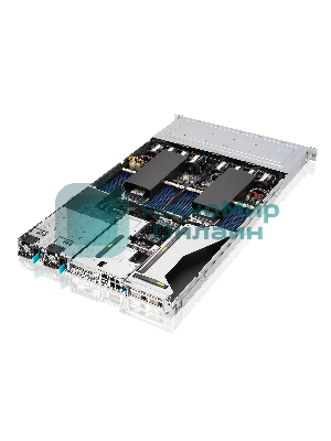 Серверная платформа ASUS RS720-E11-RS12U, 2U, 2 x LGA4677, 32 DIMM DDR5, 12=8 x NVMe/SAS*/SATA + 4 NVMe/SATA hs, 2 x M.2 slot, 2 x 10Gbe (X710) RJ45 port,Up to 8 slots PCIe 5.0, 1 x OCP 3.0, 1+1 1600W