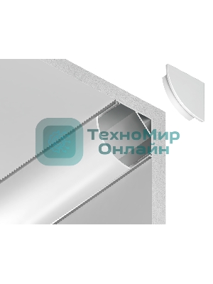 Алюминиевый профиль Ambrella light GP2100AL серебро 2000*15.7*15.7