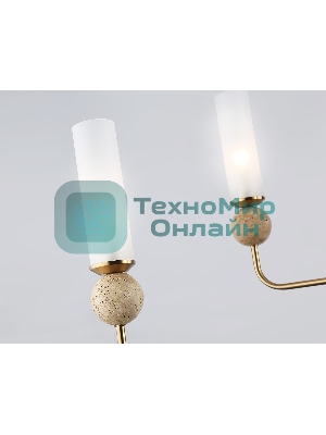 Люстра Ambrella light LH53251/6 BS/FR латунь/белый матовый E14*6 max 40W D1050*1445