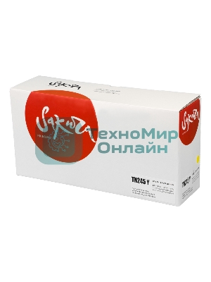 Картридж лазерный Sakura TN245C для Brother HL-3140/3150/3170, DCP-9020, MFC-9140/9330/9340, желтый, 2 200к.