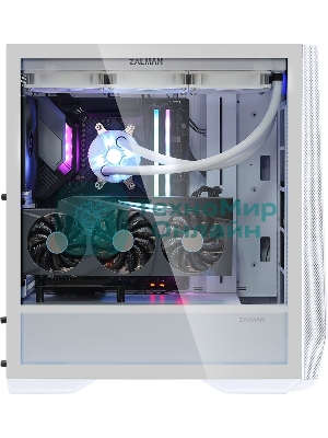 Компьютерный корпус Zalman Z9 Iceberg белый без БП ATX 3x120мм 2x140мм 4xUSB 2.0 audio bott PSU