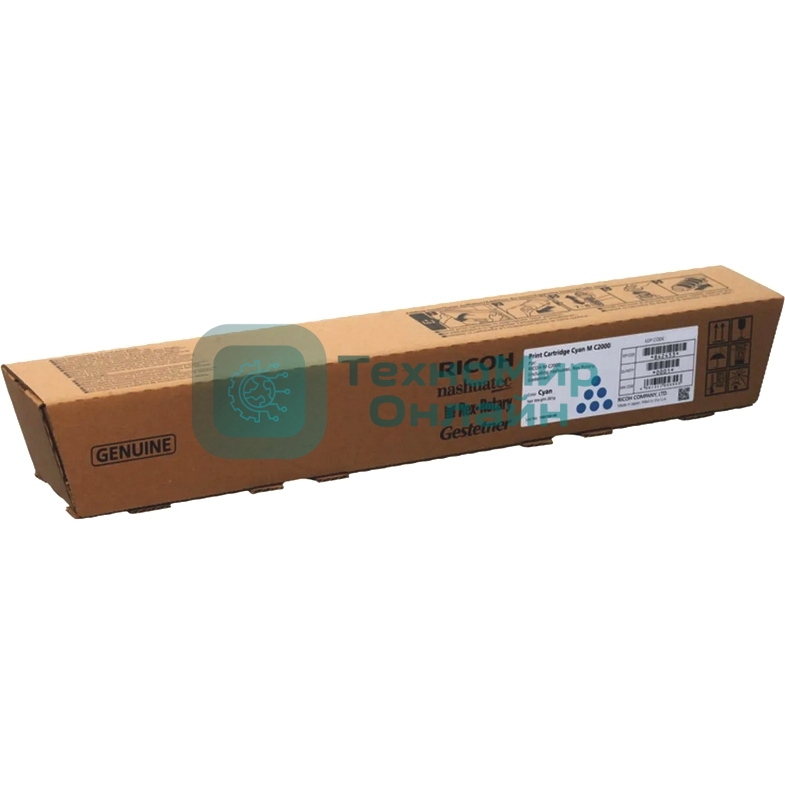 синий тонер стандартный Ricoh 842461 M C2000L (2.5К) Print Cartridge Cyan M C2000L