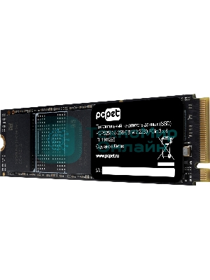 Накопитель SSD PC PET PCPS256G3, 256GB, PCIe 3.0 x4, M.2 2280, NVMe, R/W 1800/1000