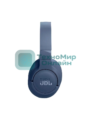 Беспроводные/проводные наушники JBL Tune 770NC синий, полноразмерные, Bluetooth + проводной, активное шумоподавление, до 70 ч