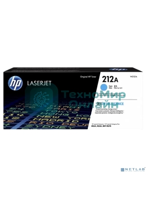 Картридж лазерный Cartridge HP 212A для CLJ Enterprise M554/M555/M578, голубой (4 500 стр.)