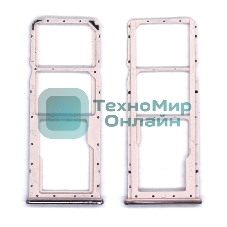 Лоток для SIM-карты Huawei Y9 2019 розовый