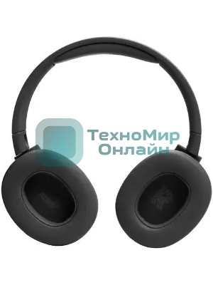 Беспроводные/проводные наушники JBL Tune 720BT черный, полноразмерные, Bluetooth + проводной, быстрая зарядка