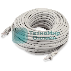 Патч-корд Buro UTP-5E-20M-G-LSZH UTP cat.5e 20м серый RJ-45 (m)-RJ-45 (m)