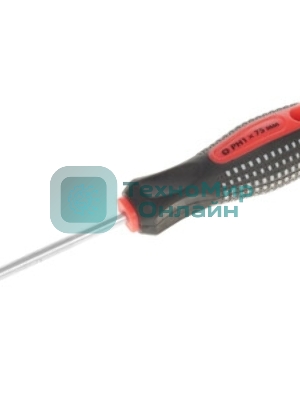 Отвертка Matrix Fusion, PH0 х 80 мм, CrV, 3-х компонентная рукоятка 