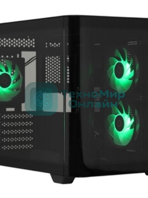 Компьютерный корпус Ocypus Iota C50 BK Curve ARGB Digital mATX без БП (Iota-C50-BKD300CD-GL)