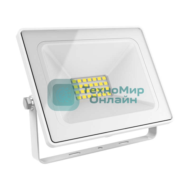 Прожектор светодиодный Gauss Elementary 30Вт 2100лм IP65 6500К бел.