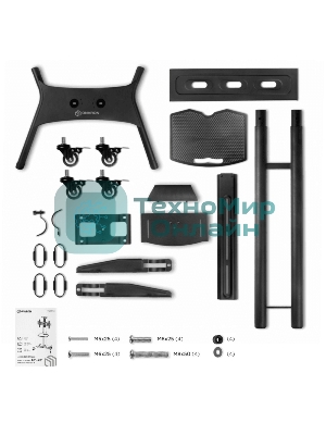 Мобильная стойка ONKRON TS1551 черный