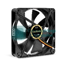 Вентилятор для корпуса ExeGate EX14025B3P черный, 140 мм, 1250 об/мин, 23 дБ, 3 pin