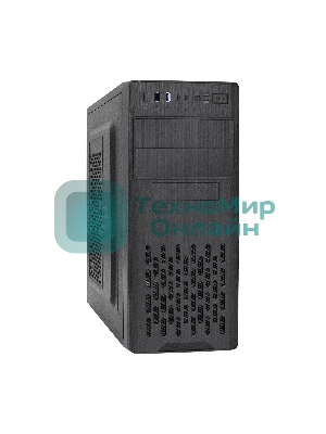 Компьютерный корпус Miditower ExeGate CP-606U-UNS400 (ATX, БП UNS400 с вент. 12см, 1хUSB/1хUSB 3.0, аудио)