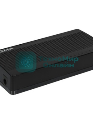Коммутатор Digma DSW-308FE, 8×100 Мбит/с, неуправляемый