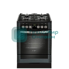 Плита комбинированная Gefest 6502-03 0044 черный, конфорок 4 газовых, духовка 55 л, 60 см x 85 см x 60 см