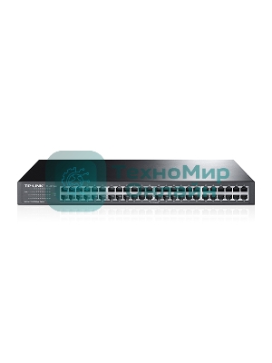 Коммутатор TP-Link SMB TL-SF1048 48-port 10/100M Switch, 48 10/100M RJ45 ports, 1U 19-inch rack-mountable steel case