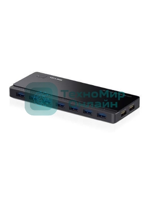 Сетевое оборудование TP-Link UH720 7 ports USB 3.0 Hub with 2 power charge ports (2.4A Max), Desktop, a 12V/4A Power Adapter included