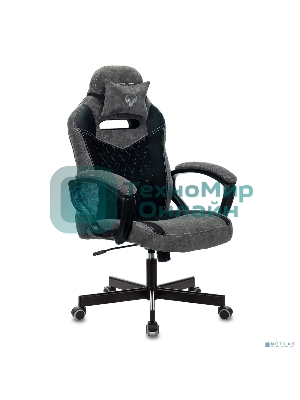 Кресло Бюрократ VIKING 6 KNIGHT B FABRIC черный, ткань, 120 кг, механизм качания