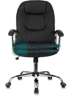 Кресло Бюрократ CH-868SL черный, экокожа