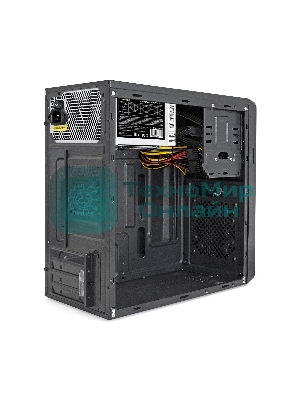 Компьютерный корпус Minitower ExeGate BA-309U2-UNS350 (mATX, БП UNS350 с вент. 12см, 1хUSB+2хUSB 3.0, HD аудио, черный)