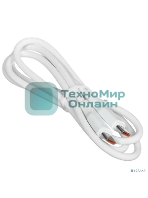 Кабель USB2.0 Hoco Type-C/Type-C, 5А, 240Вт, X93, 1м, белый, коробка