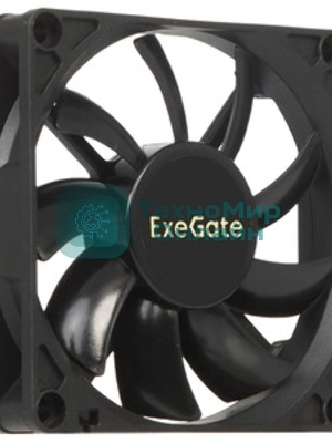 Вентилятор для корпуса ExeGate EX08015B4P-PWM черный, 80 мм, 2500 об/мин, 25 дБ, 4 pin