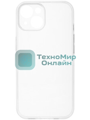 Чехол (клип-кейс) BoraSCO для Apple iPhone 15 Plus прозрачный