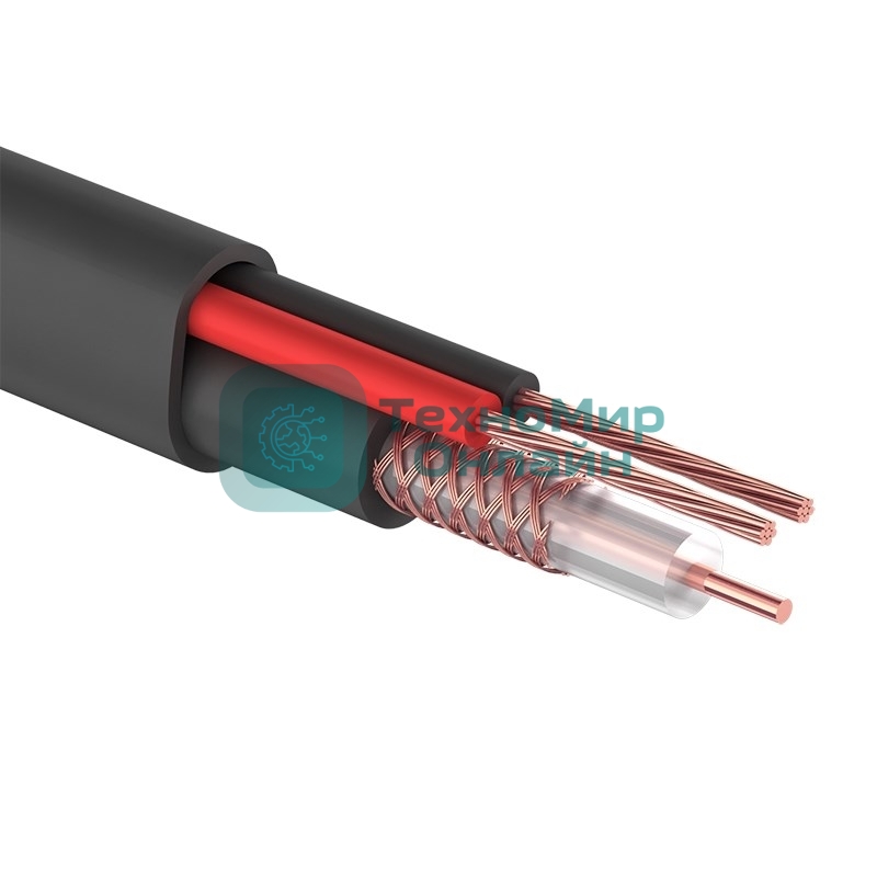 Кабель PROconnect КВК-П-2 +2x0,75 мм² (Cu/CCA) (96) черный (бухта 200 м)