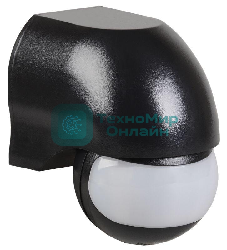 Датчик движения IEK LDD10-010-1100-002ДД 010 черный, макс. нагрузка 1100Вт, угол обзора 180град., дальность 10м, IP44