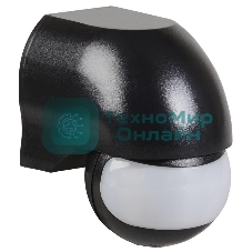 Датчик движения IEK LDD10-010-1100-002ДД 010 черный, макс. нагрузка 1100Вт, угол обзора 180град., дальность 10м, IP44