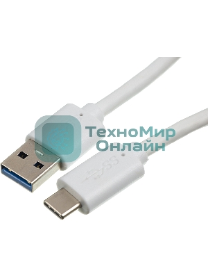 Кабель Buro BHP USB-TPC-3W USB 3.0 A(m) USB Type-C (m) 3м белый