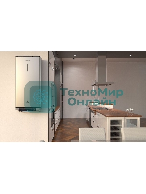 Водонагреватель Ariston Velis Lux Inox PW ABSE WIFI 80, 2.5 кВт, 80л, электрический настенный/серый