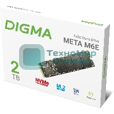 Накопитель SSD Digma PCIe 4.0 x4 2TB DGSM4002TM6ET Meta M6E M.2 2280